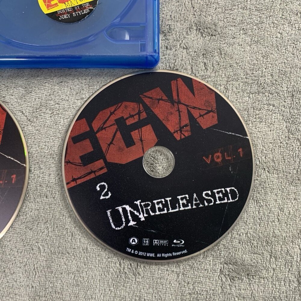WWE: ECW Unreleased, Vol. 1 (Blu-ray Disc, 2012, 2-Disc Set) RARE Wrestling - Picture 3 of 5
